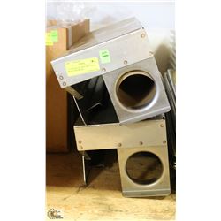 2 COMMERCIAL S/S PLASTIC FOOD WRAP DISPENSERS