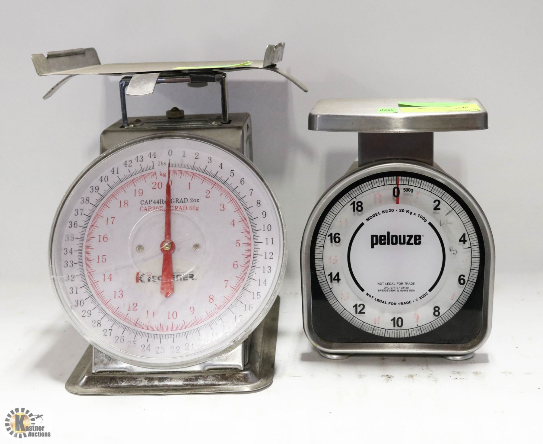 2 COMMERCIAL ANALOG WEIGHSCALES (20KG)