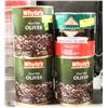 Image 1 : THREE 2.84L CANS OF SLICED RIPE OLIVES +