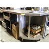 Image 1 : STAINLESS STEEL COUNTER TOP W/ STORAGE & CORNER
