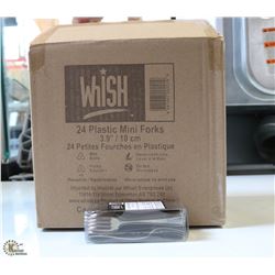 CASE OF 48 PKGS OF 24 (1000+)SILVER TONE MINI DELI
