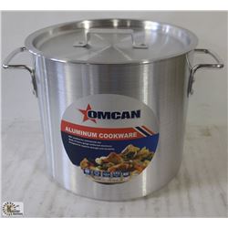 OMCAN 16 QT ALUMINUM STOCK POT WITH LID