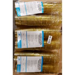 10OZ  AMBER PLASTIC TUMBLERS - LOT OF 36