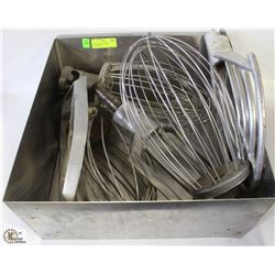 LOT OF ASSORTED MIXER ATTACHMENTS