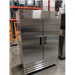 NEW - 54" STAINLESS TWO DOOR FREEZER