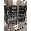 Image 4 : NEW - 54" STAINLESS TWO DOOR FREEZER