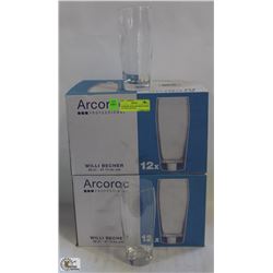 21OZ/630ML WILLI BECHER GLASSES - 2 CASES, ARCOROC