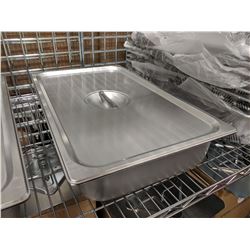 FULL SIZE, 4" DEEP STAINLESS INSERT WITH LID