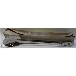 NEW 15" STAINLESS PERFORATED SPOONS - LOT OF 12