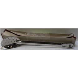 NEW 15" STAINLESS PERFORATED SPOONS - LOT OF 12