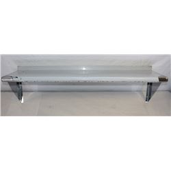 WALL MOUNT SHELF 14"X48" S/S