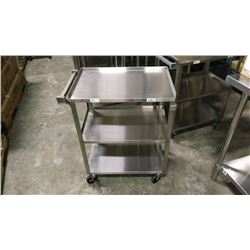 STAINLESS STEEL THREE TIER CART