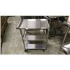 Image 1 : STAINLESS STEEL THREE TIER CART