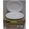 Image 1 : 11.25" INFINITY OVAL PLATTERS- LOT OF 12 (1 CASE)