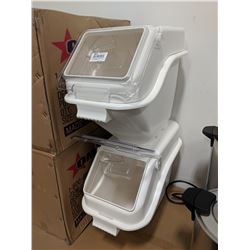 20L SHELF INGREDIENT BINS - LOT OF 2