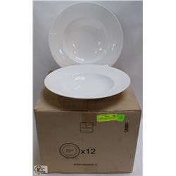 12" INFINITY PASTA BOWLS, 20OZ- LOT OF 12 (1 CASE