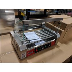 OMCAN 7 ROLLER HOTDOG ROLLER & SNEEZE GUARD