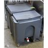 Image 1 : 125LB INSULATED ICE CADDY WITH DRAIN