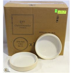 8.5" GEODE STONEWARE BOWLS, 32OZ/940ML - 1 CASE