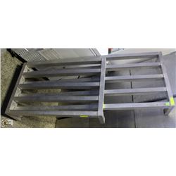 GROUP OF 2 COMMERCIAL DUNNAGE STANDS (WELDED)