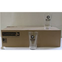CASE(24) OF NEW 16OZ BIG ROCK BREWERY GLASSES