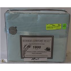 BAMBOO DOUBLE SIZE COMFORT PLUS TEAL 1800