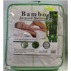 BAMBOO QUILTED QUEEN SIZE MATTRESS PAD WITH DEEP