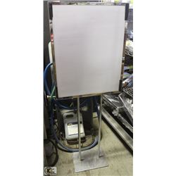 5 FOOT CHROME SIGN STAND