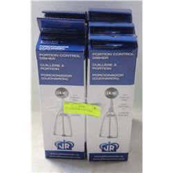 SET OF SIX PORTION SCOOPS