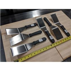 5" X 3" HAMBURGER TURNERS - LOT OF 6