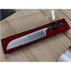 8" SANTOKU KNIFE W/FORGED G-EDGE BLADE