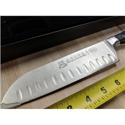 7" SANTOKU KNIFE W/FORGED G-EDGE BLADE
