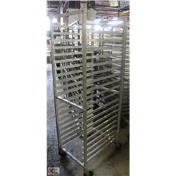 20-SLAT BAKERS COOLING RACK ON CASTORS