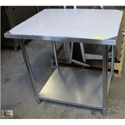 NEW 30" X 36" JOHNSON ROSE STAINLESS STEEL TABLE