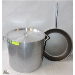 MAGNUM 32 QT. POT W/ LID + 14" VOLLWRATH PAN