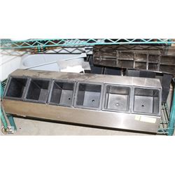 SHELF CONTENTS INCLUDING STAINLESS STEEL CUTLERY