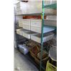 Image 1 : COMMERCIAL GREY-WIRE STORAGE RACK