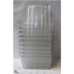 LOT OF ASSORTED COMMERCIAL PLASTIC INSERTS W/