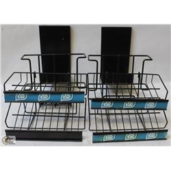 4 SMALL HANGING WIRE DISPLAYS