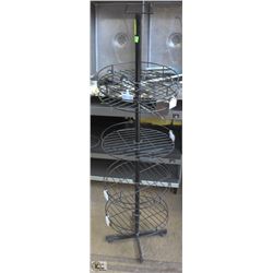 4-TIER CIRCULAR WIRE DISPLAY UNIT