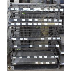 3' SHELVING DISPLAY RACK