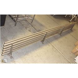 12" SLIDE ALONG CAFETERIA SERVING RAIL