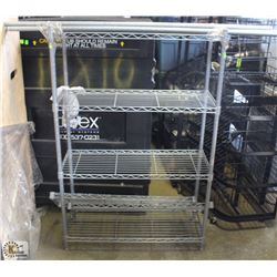 LOT OF 3 ASSORTED STORAGE RACKS