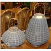 Image 1 : PAIR OF SHOWHOME CANDLE LANTERNS