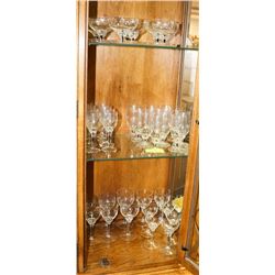 48PC BELFOR EXQUISITE STEMWARE SET INCL WINE