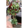 Image 1 : ROSE BUSH ARTIFICIAL TREE 42" TALL