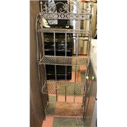 METAL 5' COLLAPSIBLE BAKERS RACK