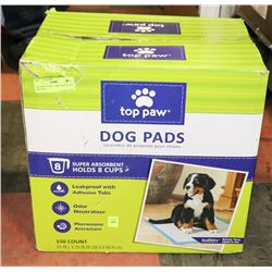 TOP PAW EXTRA LARGE BOX OF 150 DOG PADS
