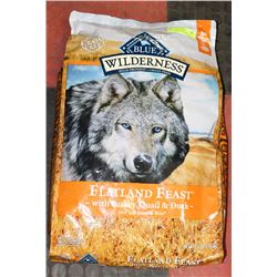 BLUE WILDERNESS FLATLAND FEAST DOG FOOD 22LBS