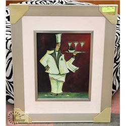 22 X 27 "LE CHEF" FRAMED PICTURRE